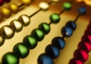 An abacus was used for  calculating mathematics.