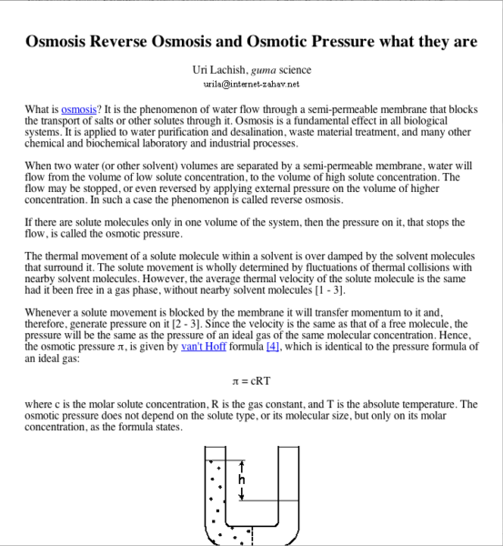osmotic pressure formula