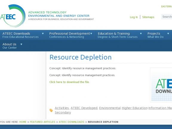 Resource Depletion icon