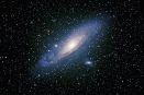 The Andromeda Galaxy and companion galaxies.